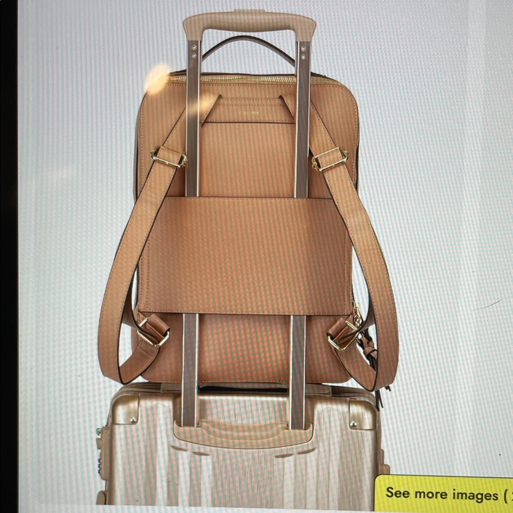 Calpak Kaya 15 inch Laptop Backback in Caramel - Picture 8 of 8